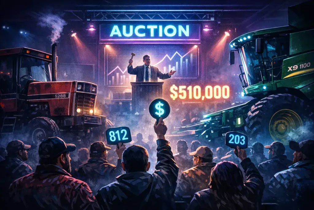 Record Auctions Drive Demand for Classic and Late-Model Farm Tractors