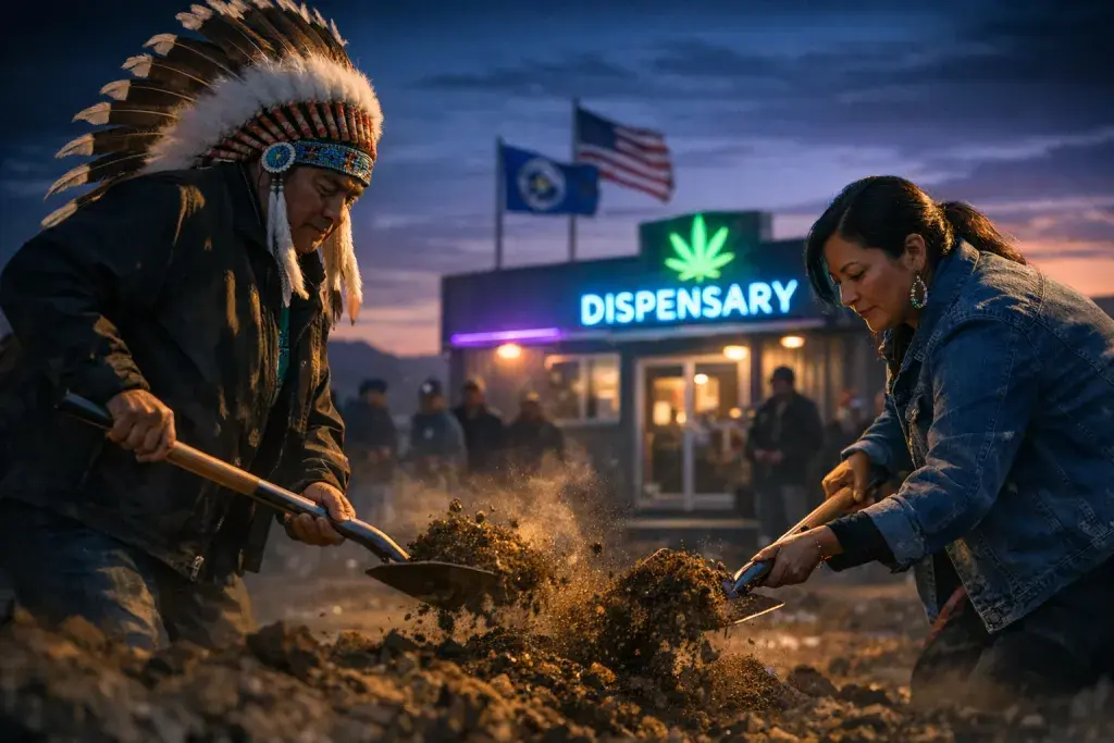 Fallon Paiute Shoshone Tribe Breaks Ground on New Marijuana Dispensary West of Fallon