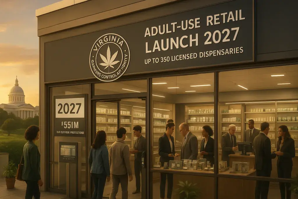 Virginia Opens Recreational Cannabis Retail, Setting a 2027 Launch Date