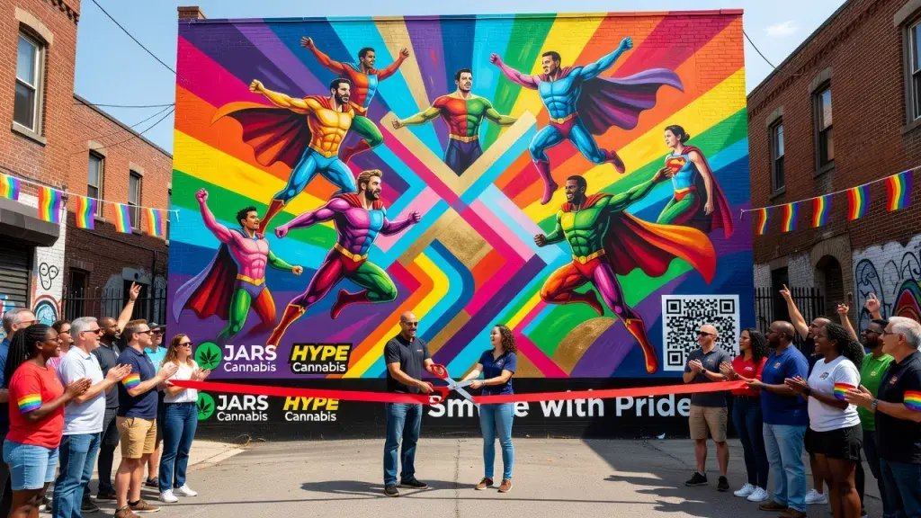 Cannabis Retailers Use Public Art to Fund LGBTQ+ Youth Services