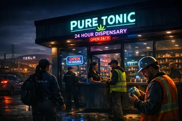 Pure Tonic Opens Storey County's First 24-Hour Cannabis Dispensary